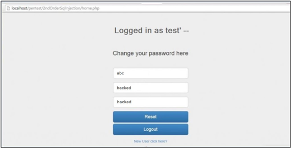 Change Password Functionality