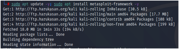 Updating the Metasploit